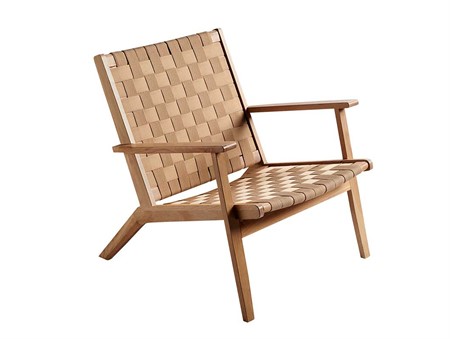 Fåtölj Miami, natur/trä